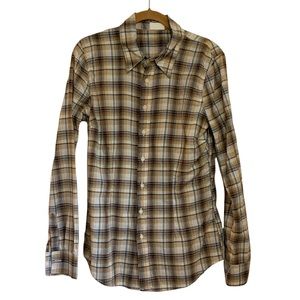 Cp Shades sHiRt Men's Brown Button Down Shirt M